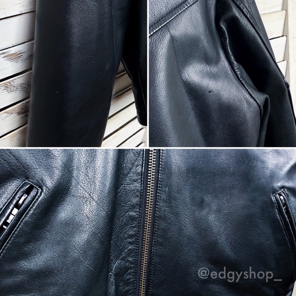 [Knoles & Carter] Italian Lamb Skin Leather Jacket - Picture 6 of 8